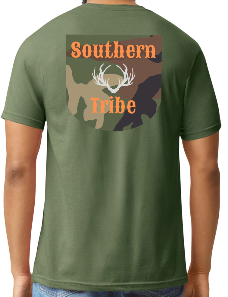 Southern Tribe Camo Patch T-Shirt