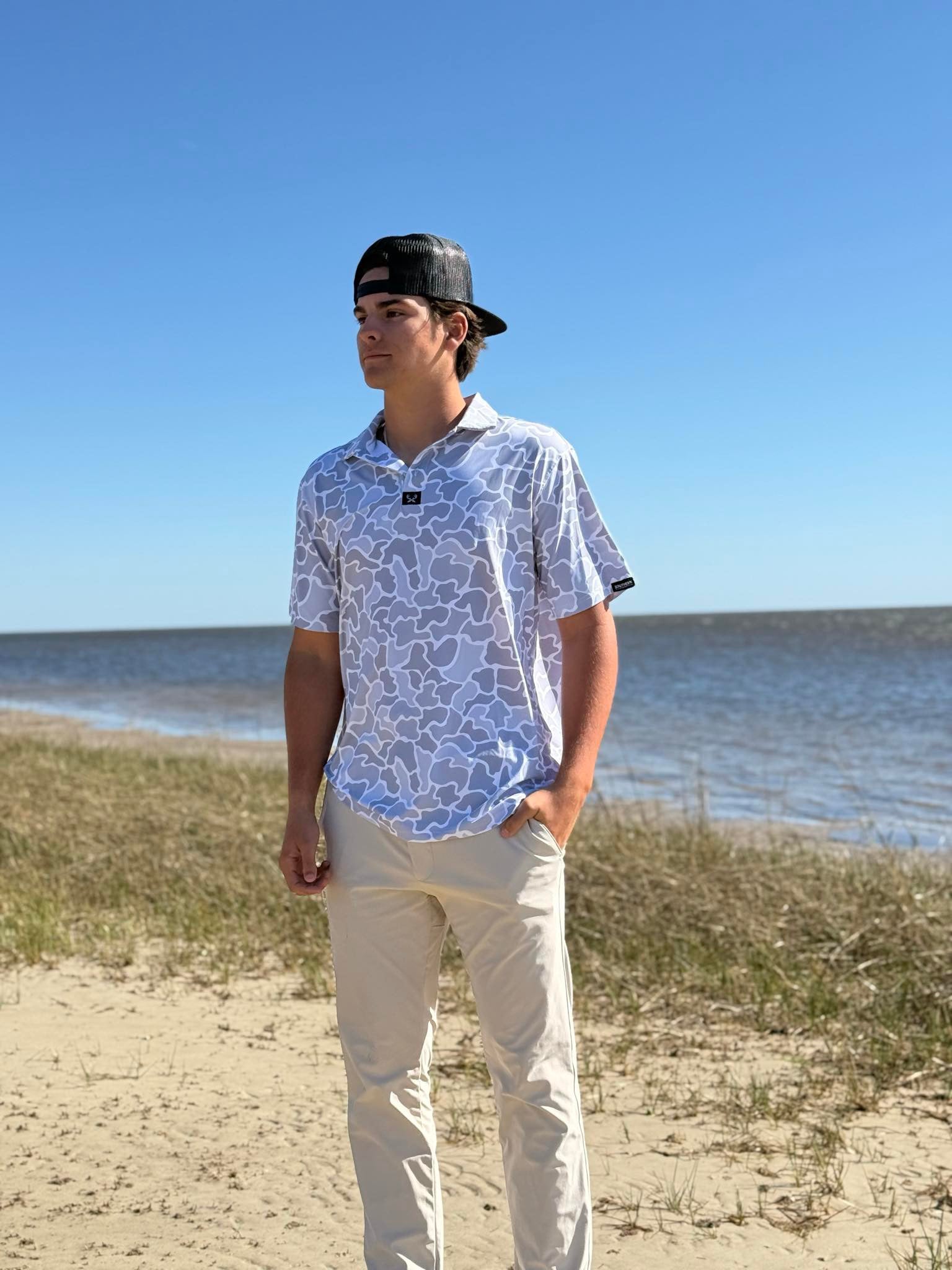 Arctic Camo Polo