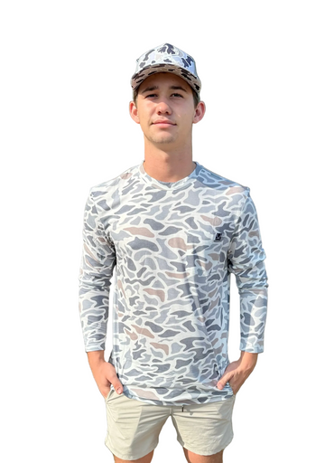 Long Sleeve Smoke Camo Shirt