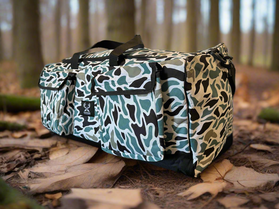 Southern Tribe Duck Camo Duffle Bag