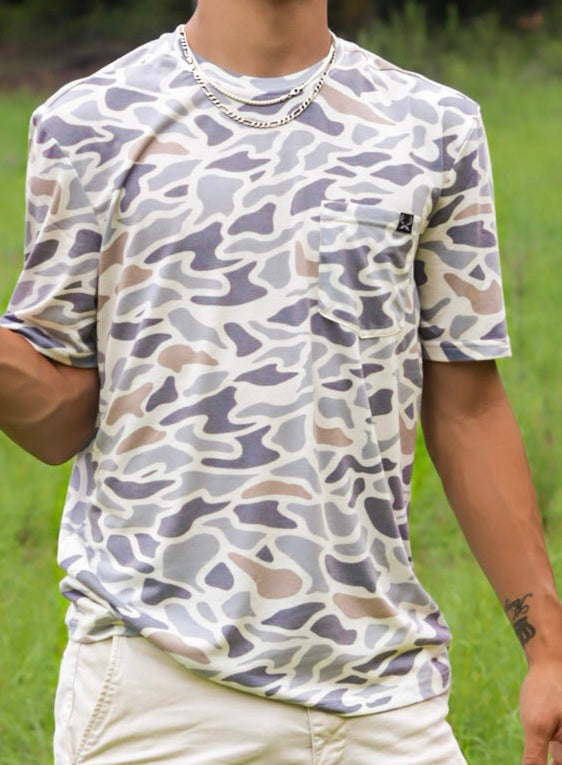 Performance Tee - Smoke Camo