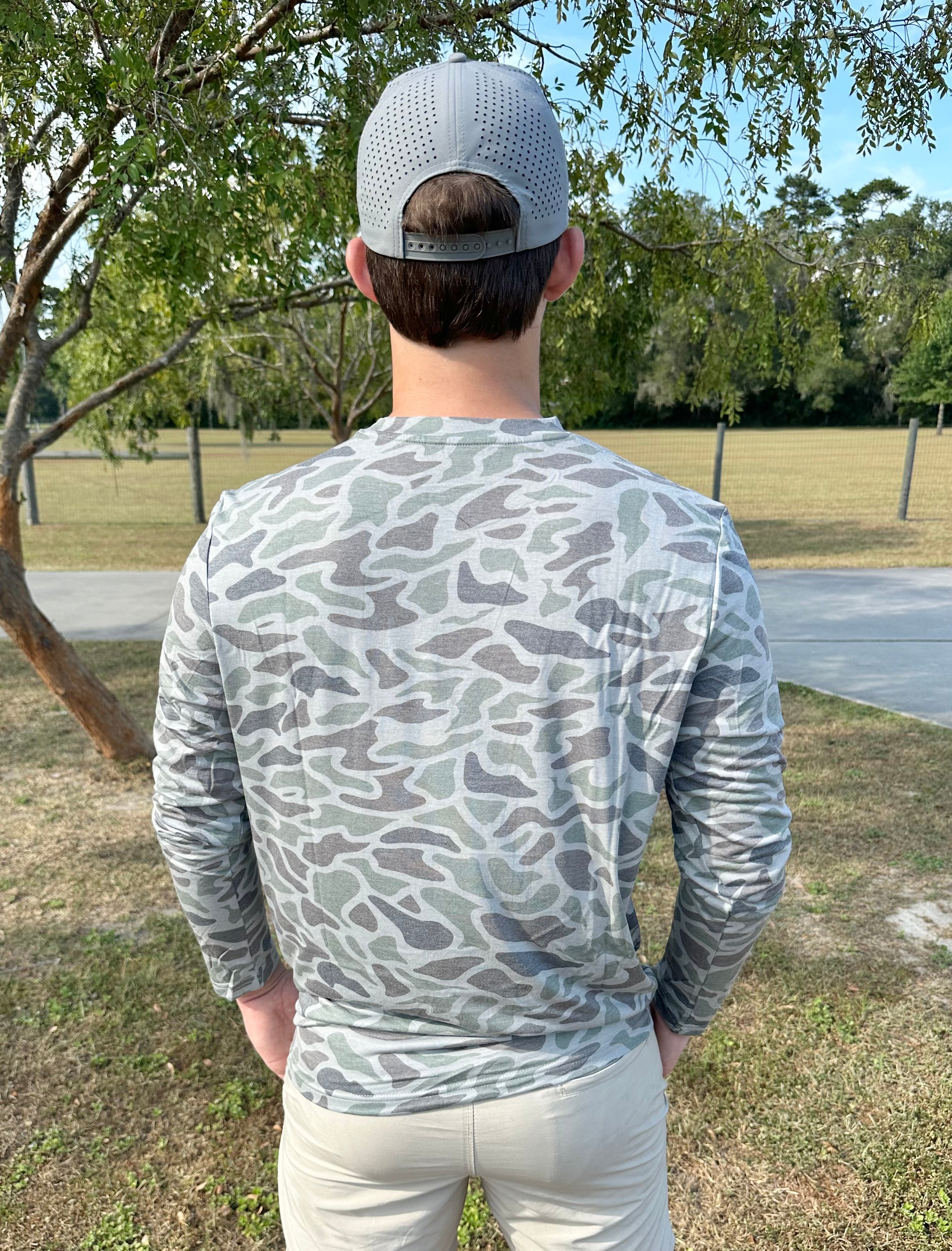 Long Sleeve Green Camo Shirt