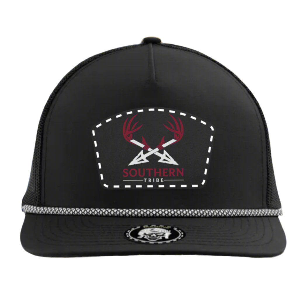 Southern Tribe Black Rope Hat