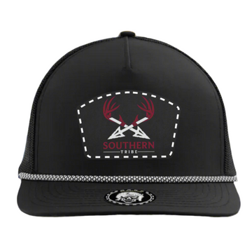 Southern Tribe Black Rope Hat