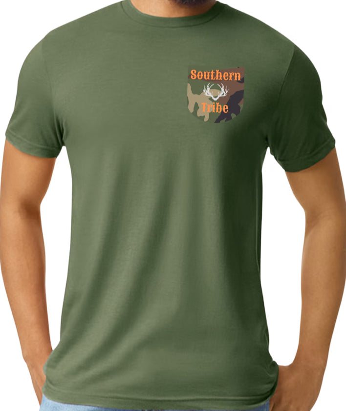 Southern Tribe Camo Patch T-Shirt