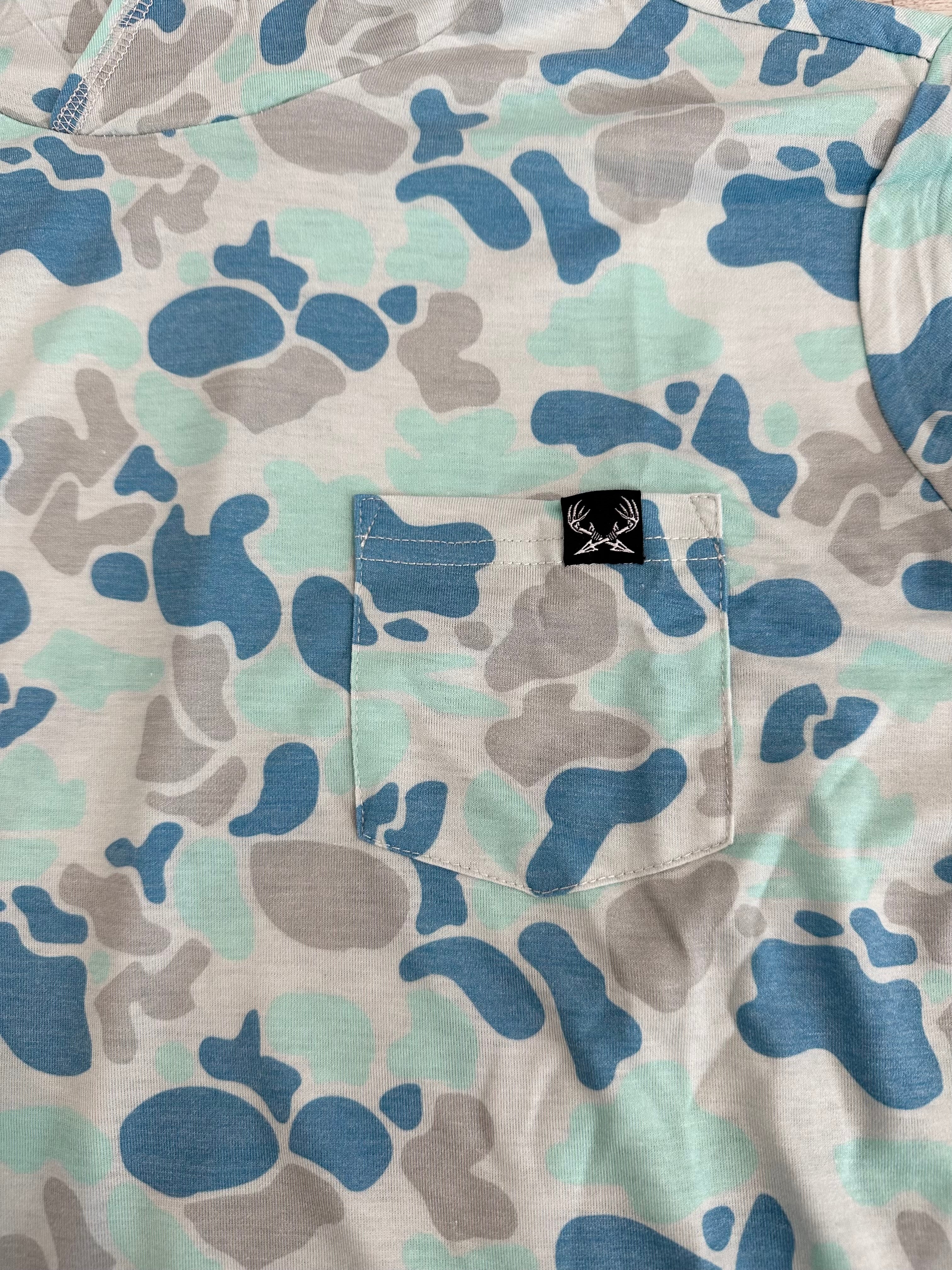 Youth Performance Hoodie - Tide Camo