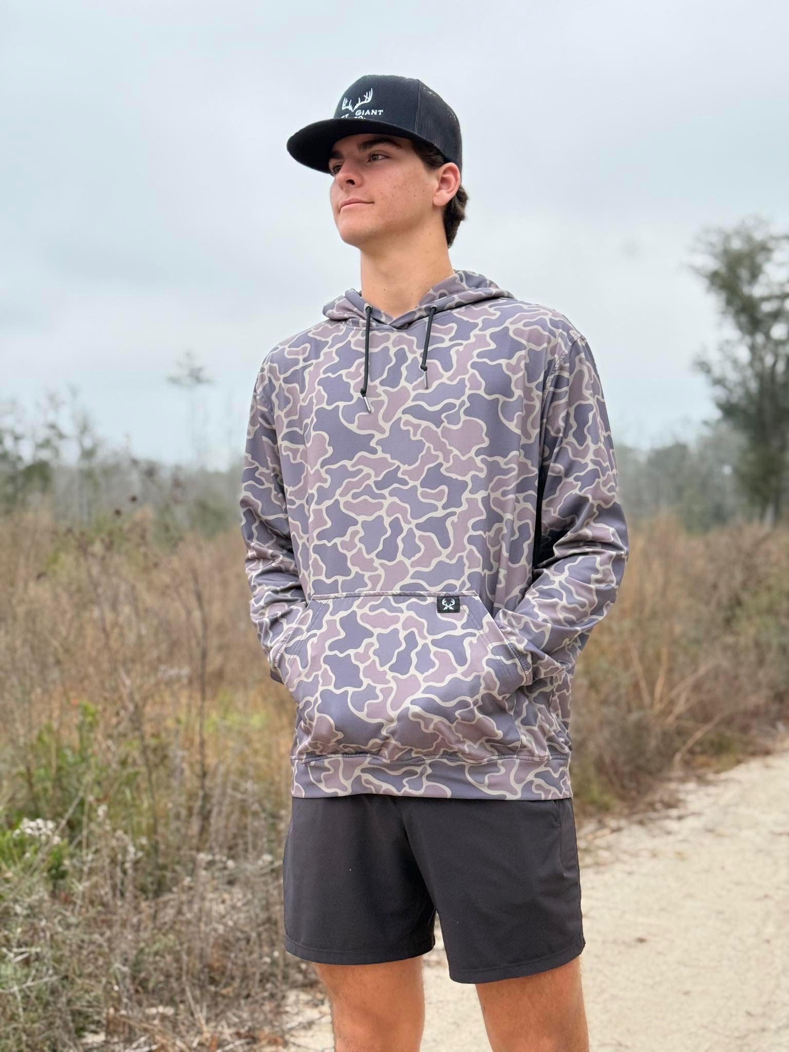 Woodland Camo Fleece Hoodie
