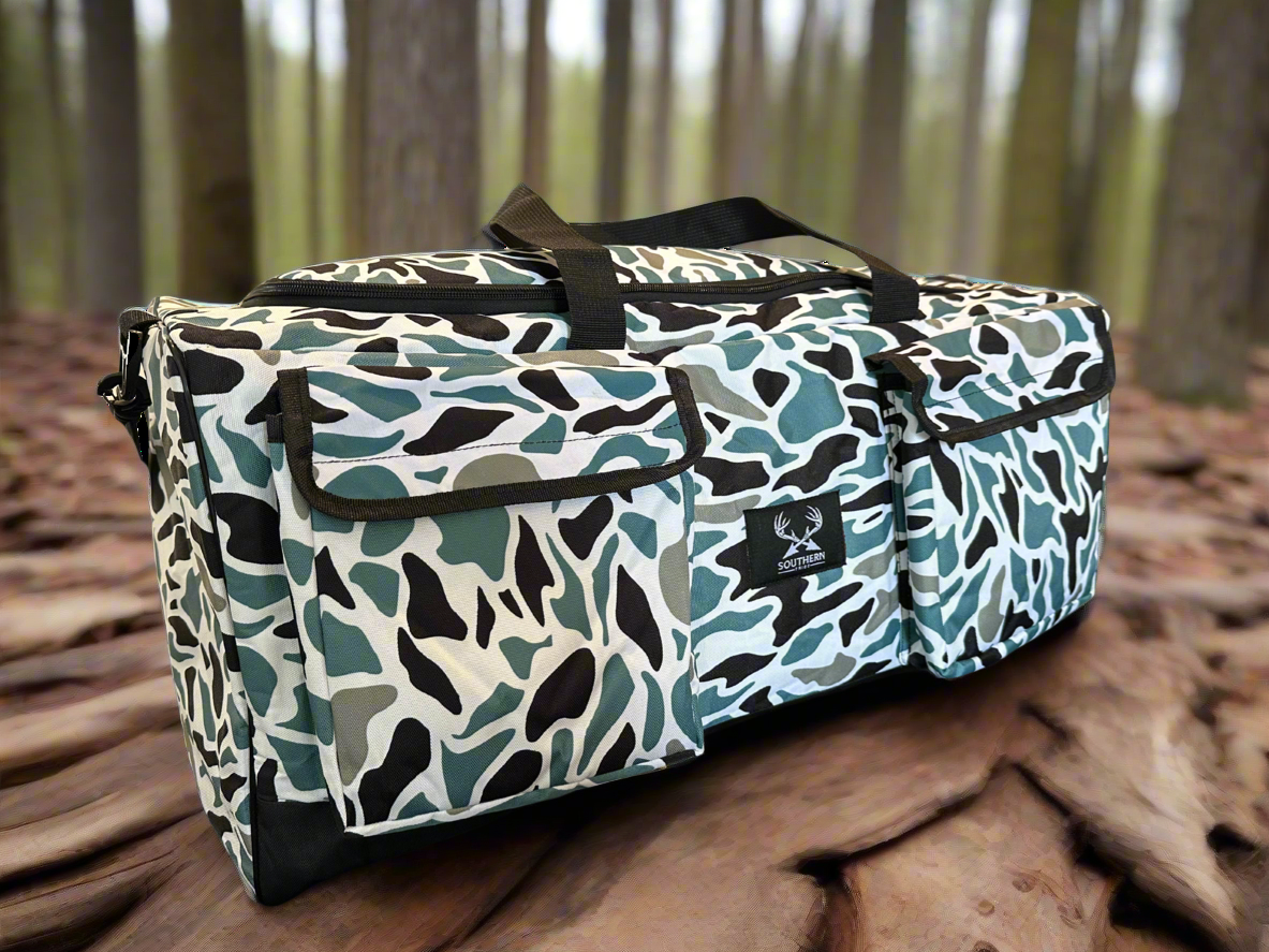 Southern Tribe Duck Camo Duffle Bag