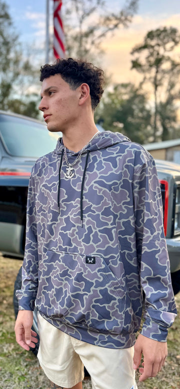 Woodland Camo Fleece Hoodie