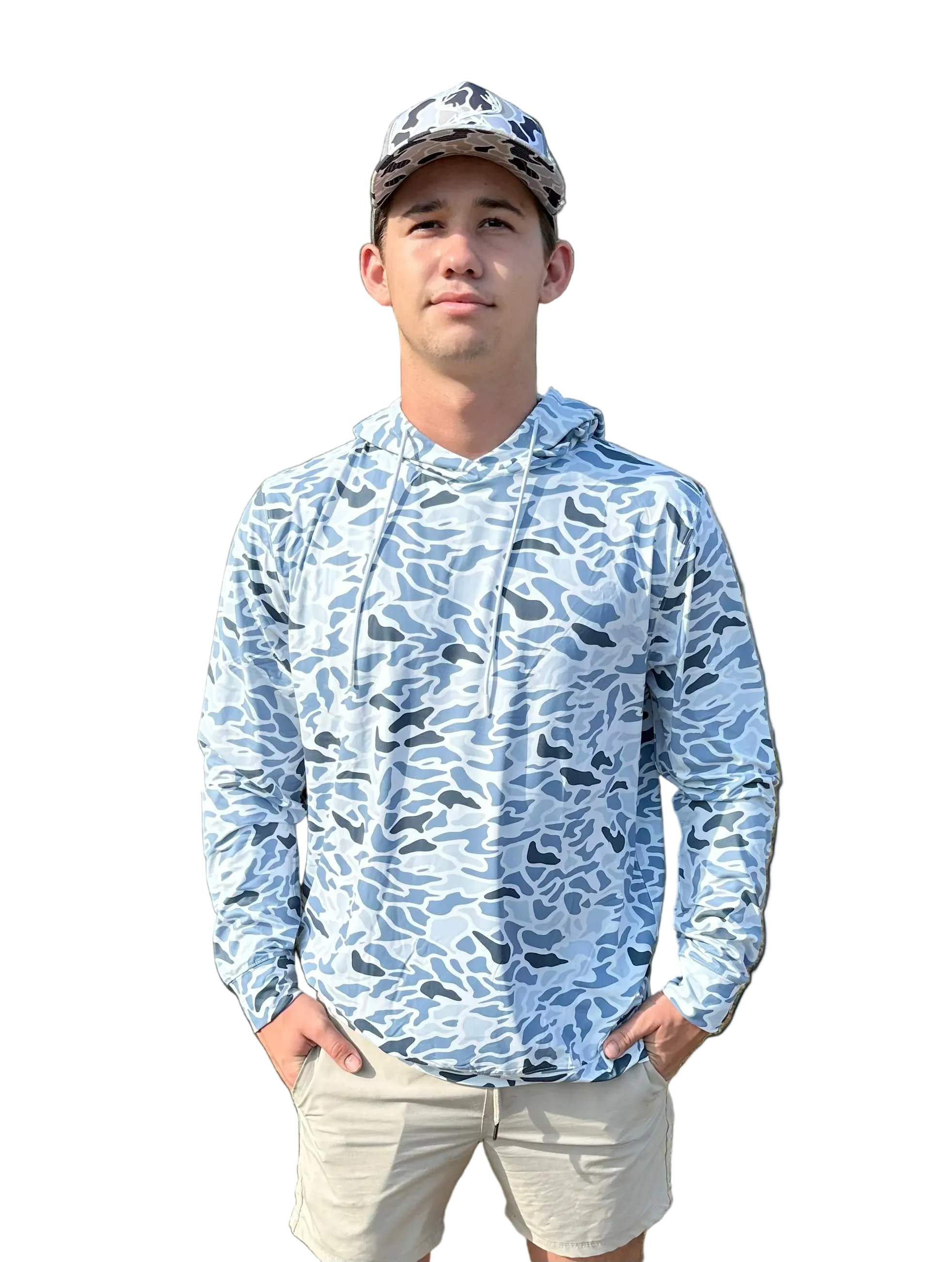 Southern Tribe Wave Camo Performance Hoodie