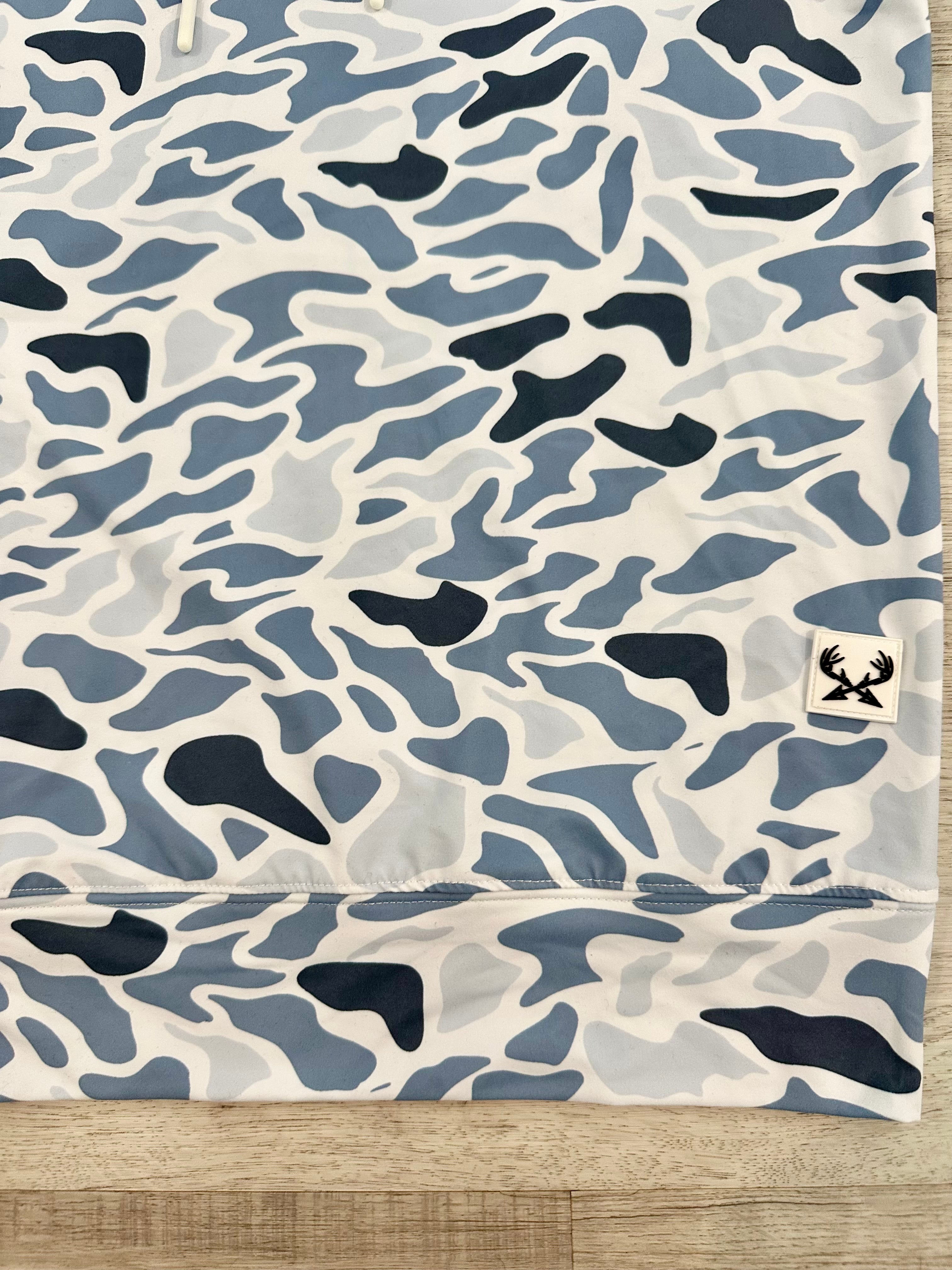 Youth Wave Camo Performance Hoodie