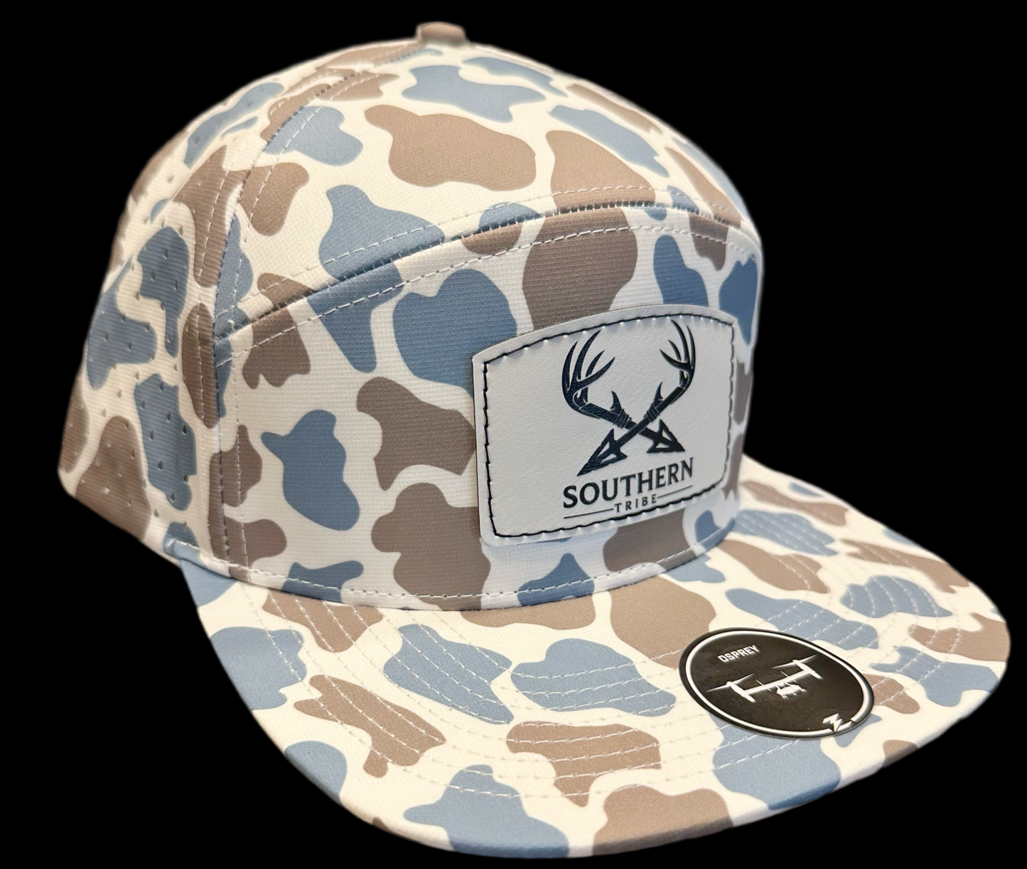 Blue Old School Camo Southern Tribe Hat