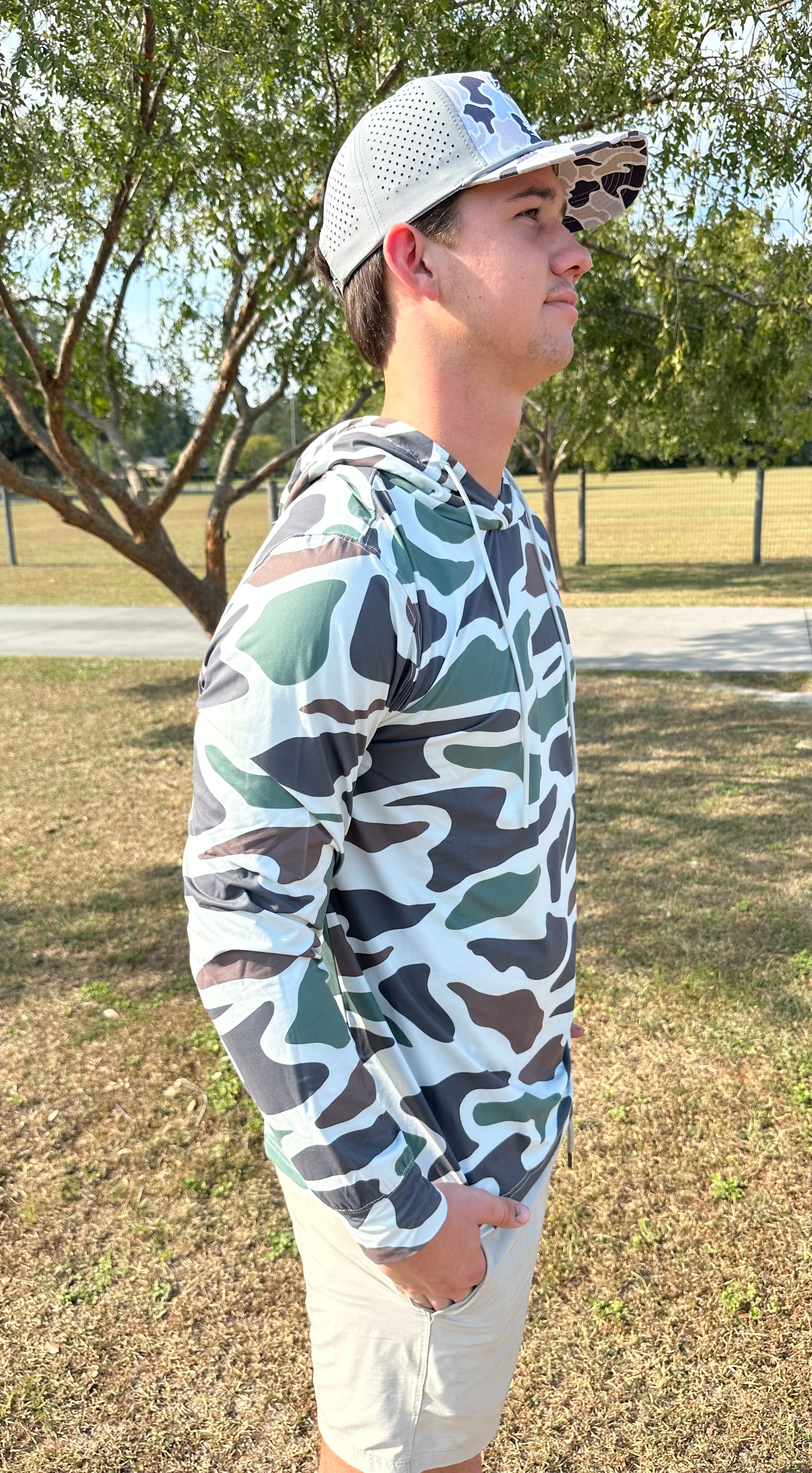 Southern Tribe Duck Camo Performance Hoodie