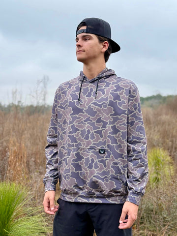 Woodland Camo Fleece Hoodie