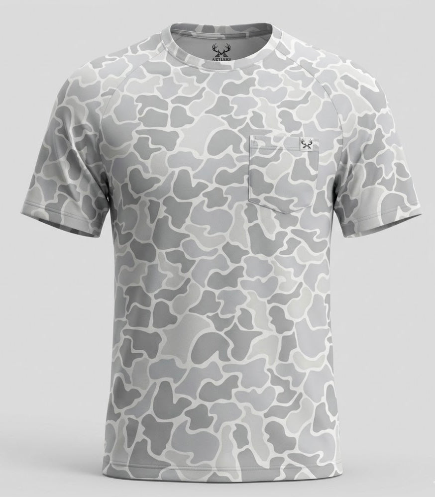 Arctic Camo Short Sleeve Tee with Pocket