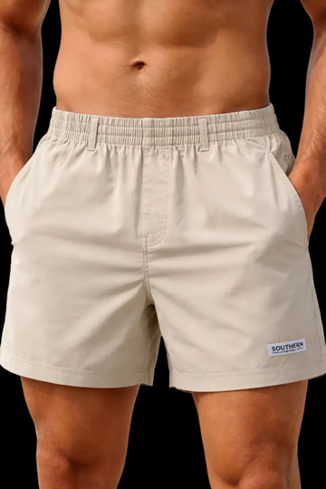 Men’s Khaki Volley Shorts