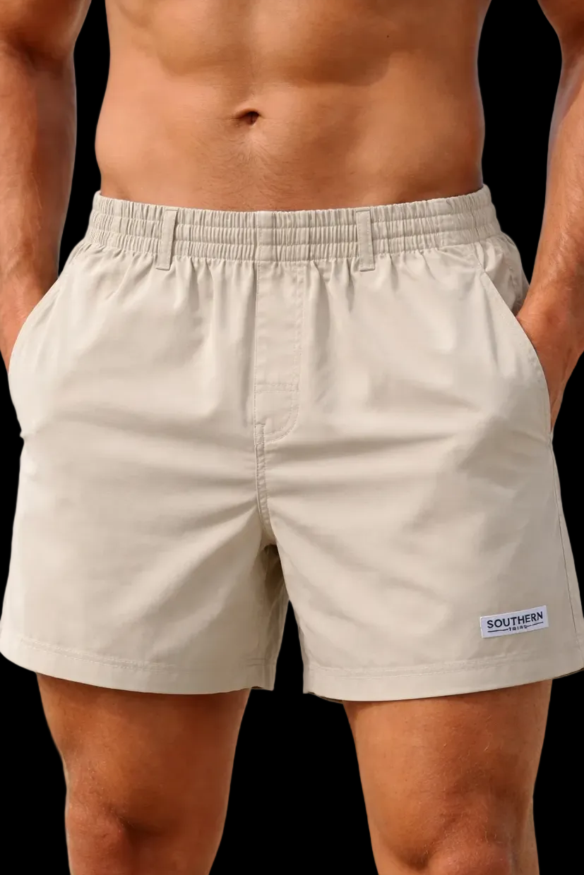 Men’s Khaki Volley Shorts