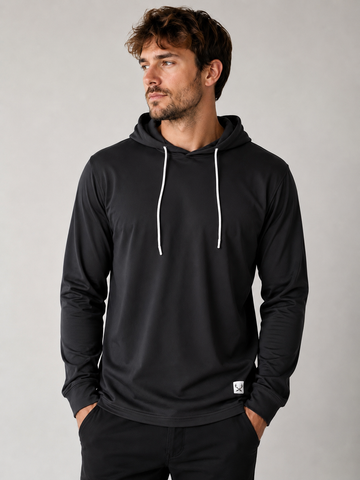 Southern Tribe’s Black Performance Hoodie