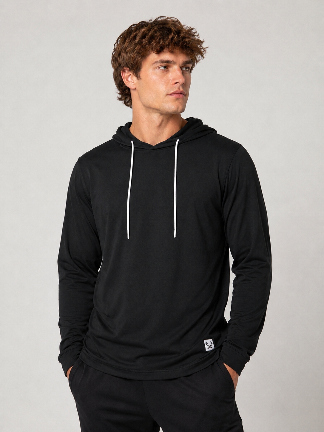 Southern Tribe’s Black Performance Hoodie