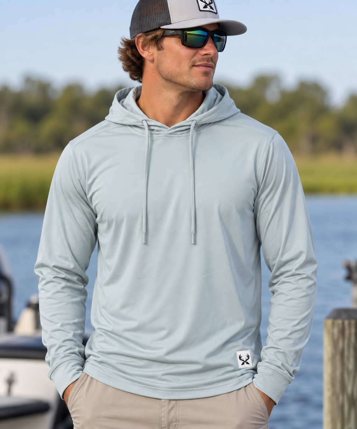 Blue Performance Hoodie