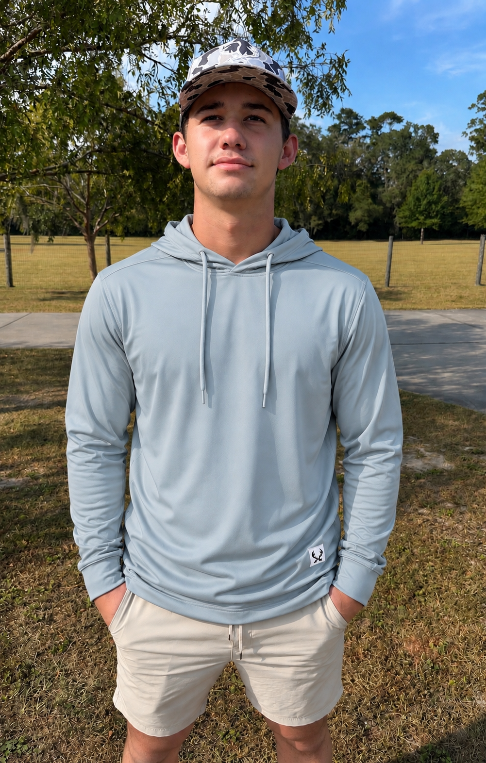 Blue Performance Hoodie