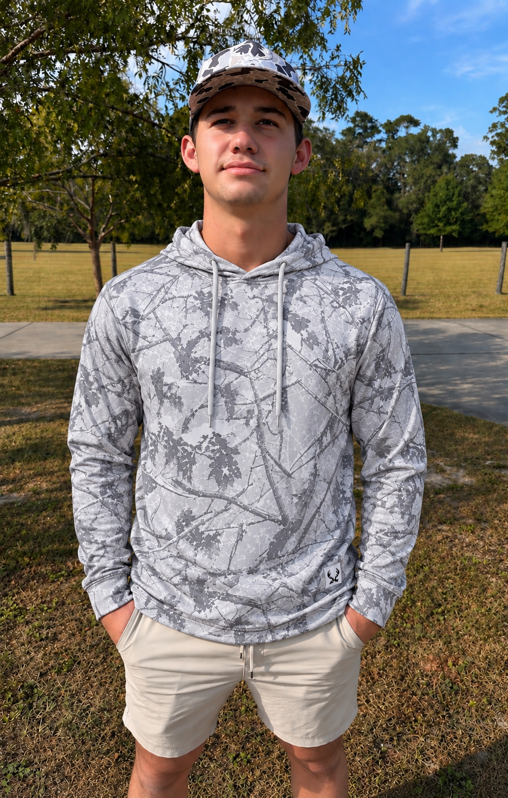Snow Camo Performance Hoodie