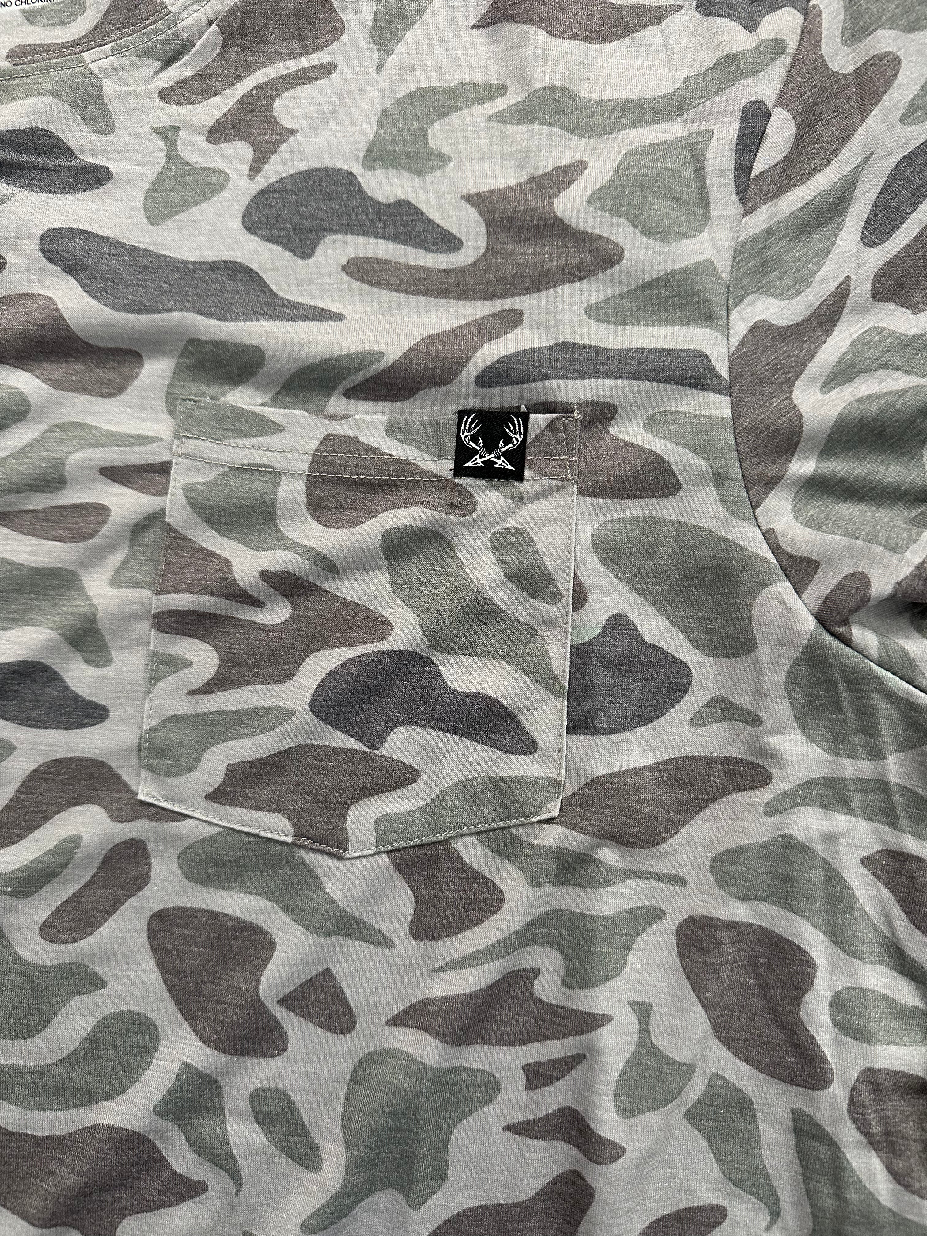 Long Sleeve Green Camo Shirt