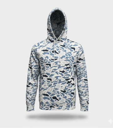 Youth Wave Camo Performance Hoodie