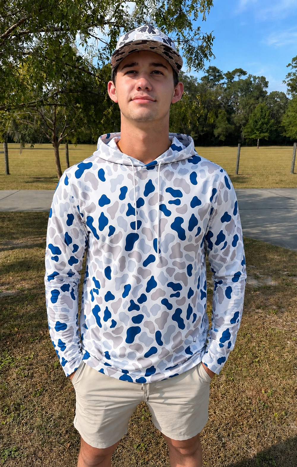 Sandbar Camo Performance Hoodie