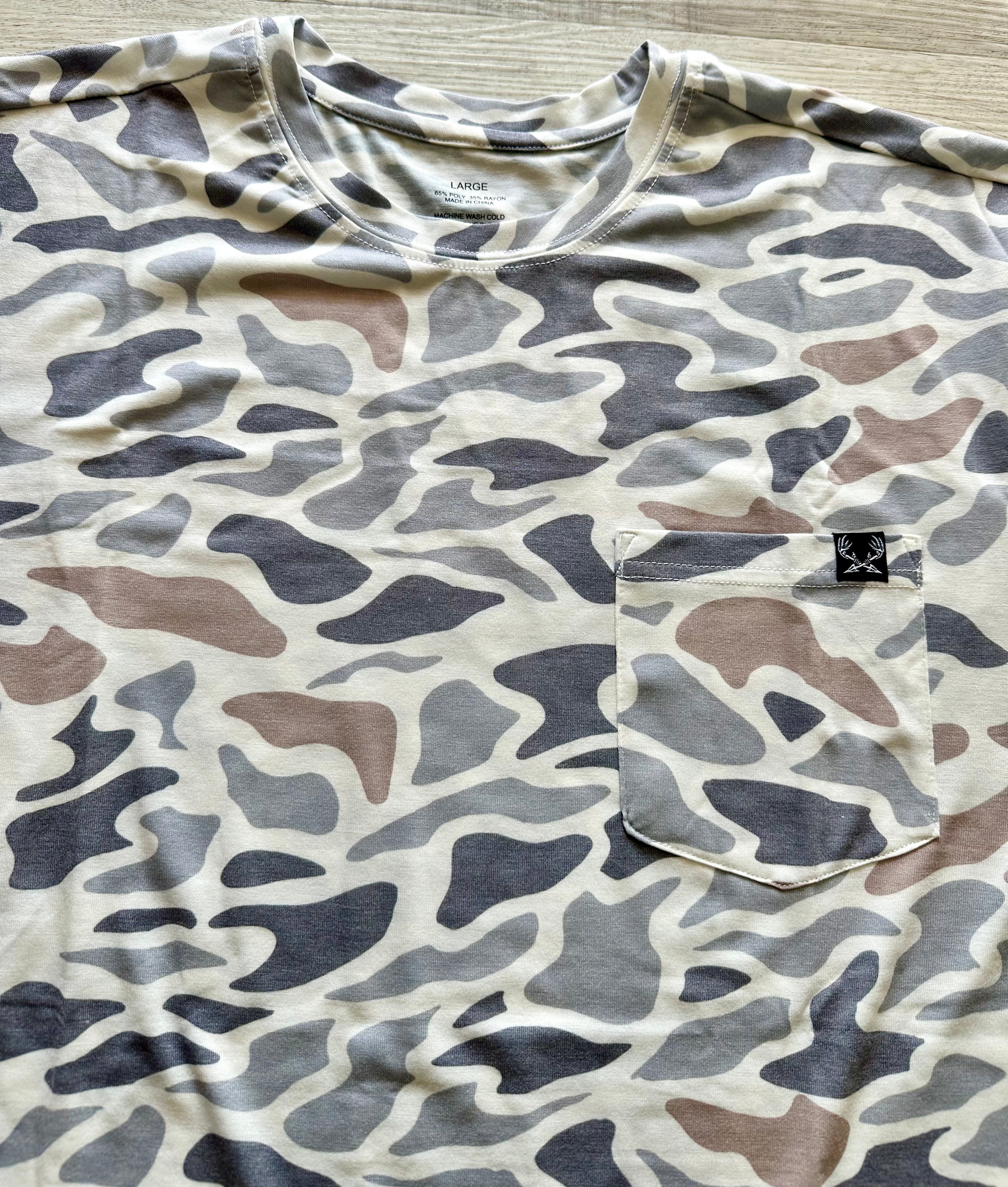 Performance Tee - Smoke Camo