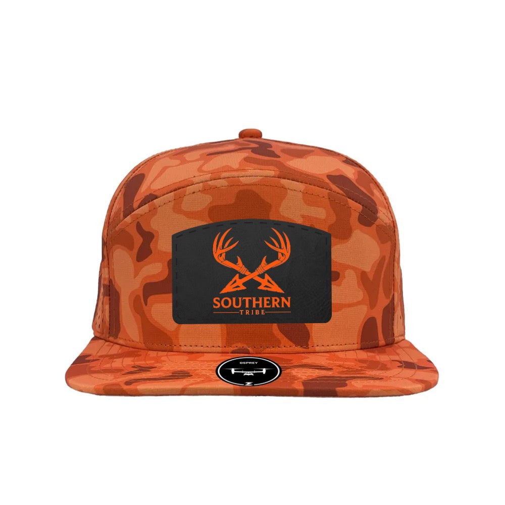 Southern Tribe Blaze Orange Camo Hat