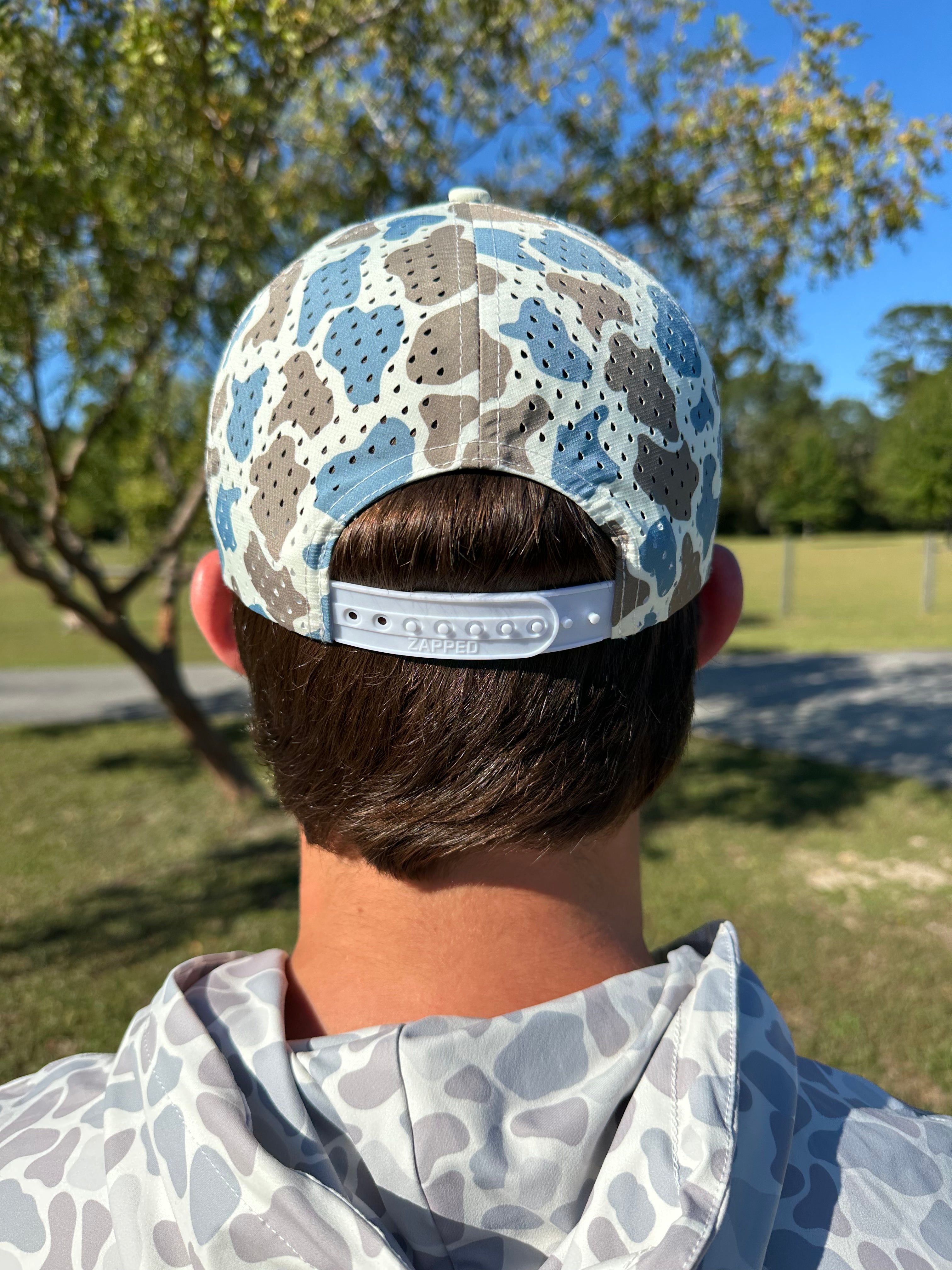 Blue Old School Camo Southern Tribe Hat