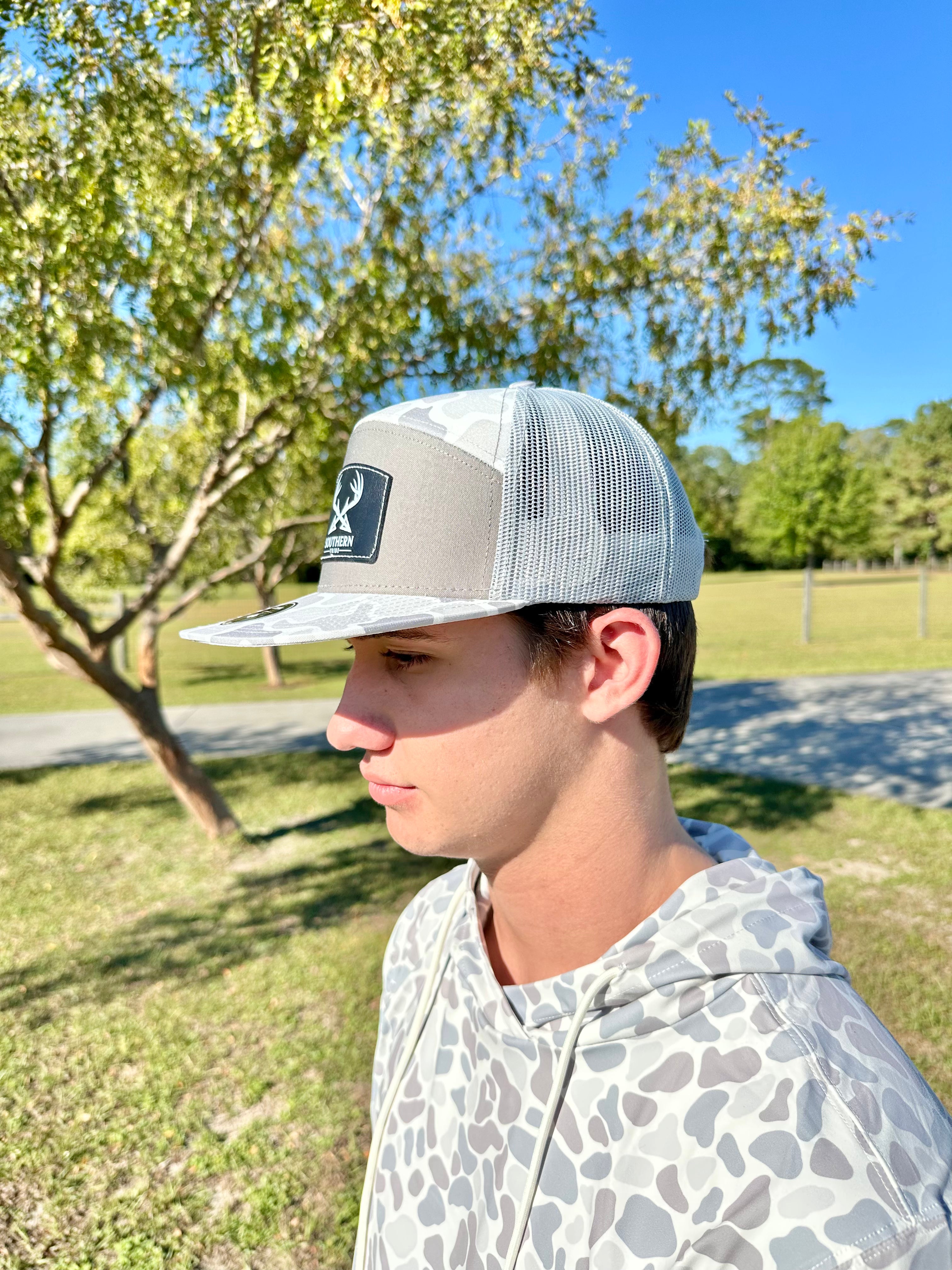 Southern Tribe Snow Camo Grey Hat