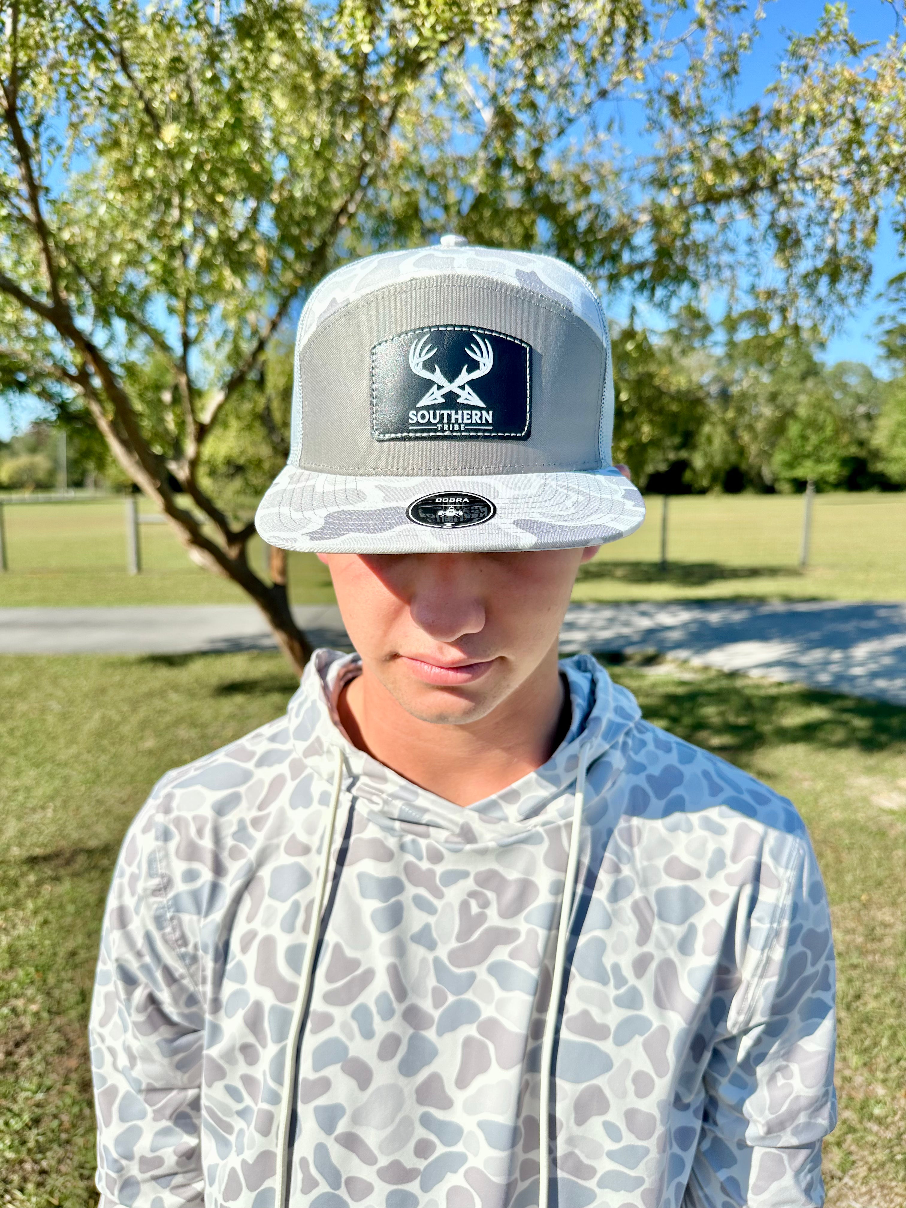 Southern Tribe Snow Camo Grey Hat
