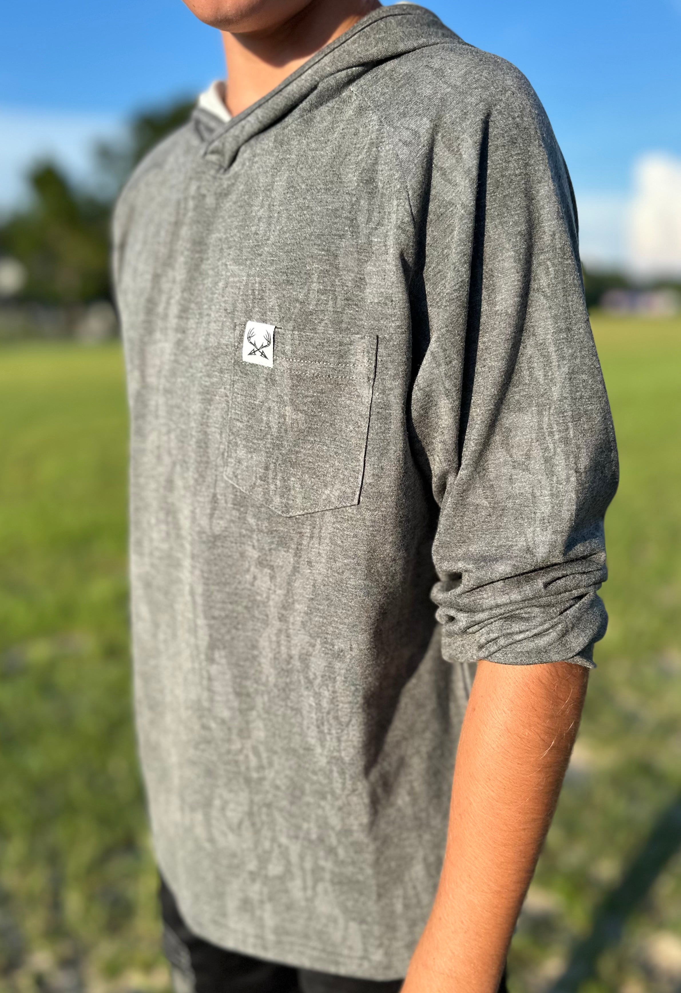 Youth Black Oak Camo Hoodie