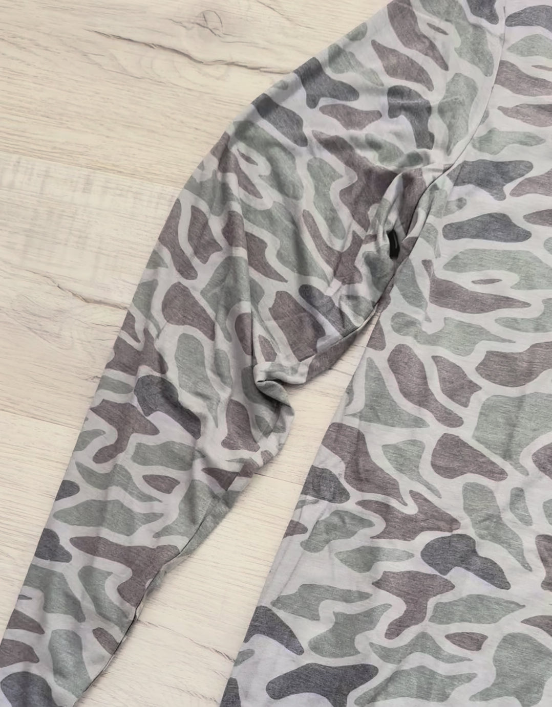 Long Sleeve Green Camo Shirt
